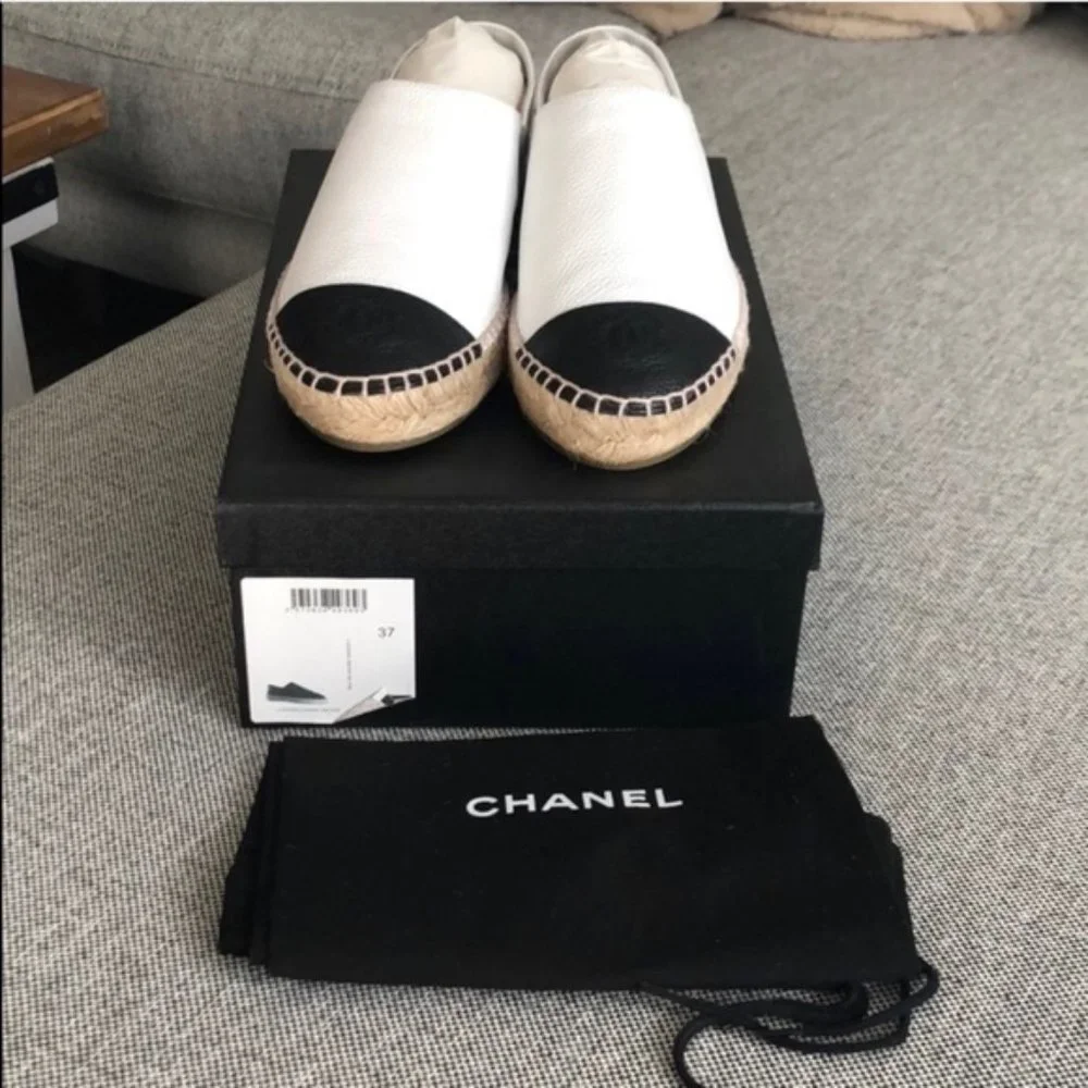 Chanel Leather Espadrilles (Limited Edition)